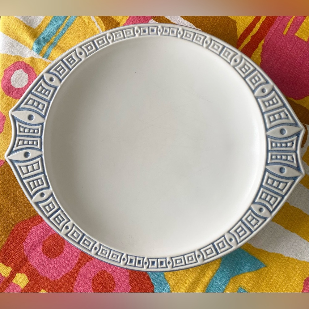 Vintage Mid-Century Ceramic Serving Platter